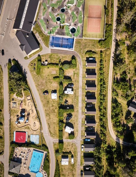 skiveren camping luftfoto