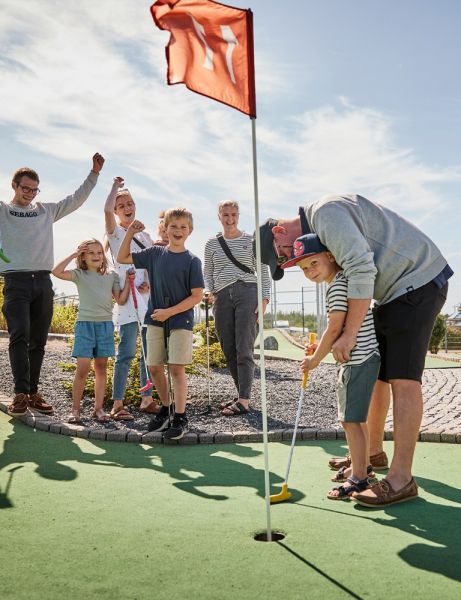 skiveren camping minigolf